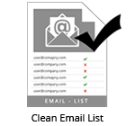 Clean your email list to reduce email bounce
