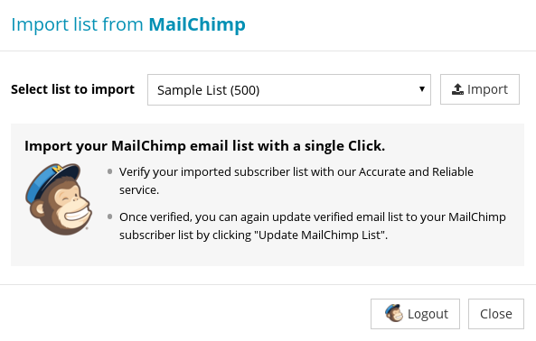 Import Subscriber List from Mailchimp