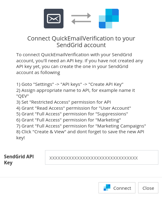 sendgrid verify email validity