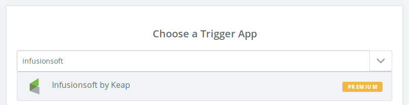 Choose Trigger App